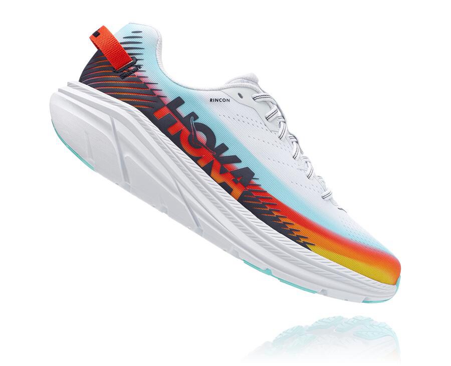 Hoka One One Løbesko Dame - Ironman Rincon 2 - Hvide/Blå - 184670JGQ